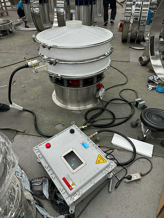 塑料防爆旋振篩，哈氏合金鋼篩網(wǎng)