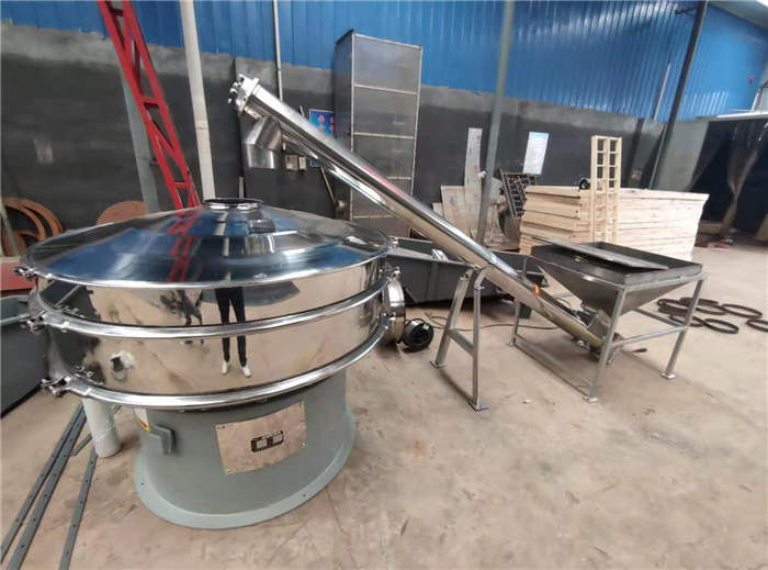 江蘇客戶定制旋振篩和螺旋輸送機(jī)配套使用