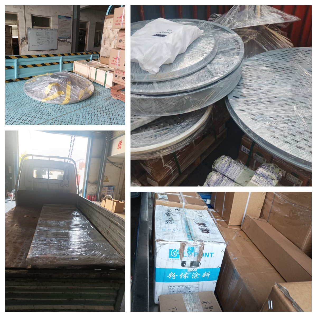 旋振篩大帽、篩框、篩板、直線篩網(wǎng)架、換能器、電源箱等全部發(fā)貨