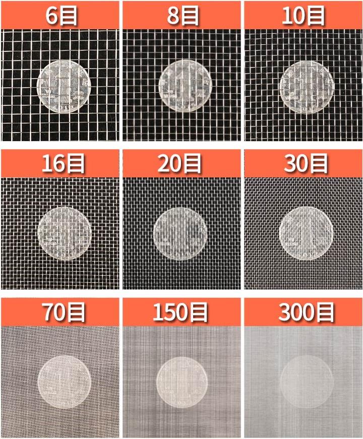 篩網(wǎng)和篩網(wǎng)目數(shù)對照